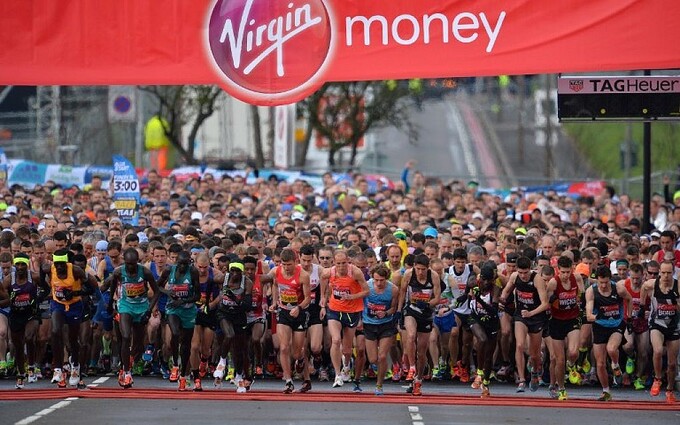 London Marathon 2021 hàng trăm nghìn vận động viên đăng ký